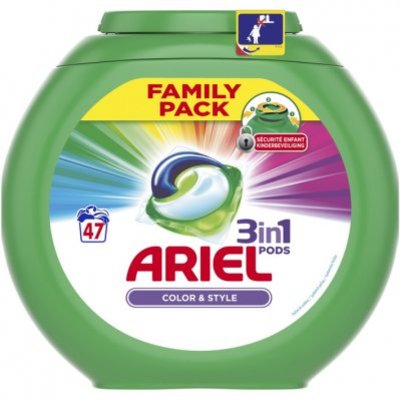Ariel 3in1 pods kleur&stijl wasmiddel capsules