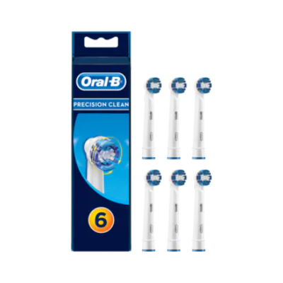 Oral-B Precision Clean Vervangende Opzetborstels Voor Elektrische Tandenborstels x