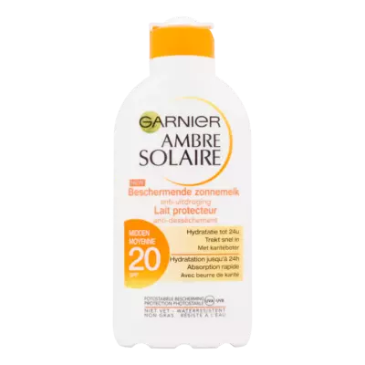 Garnier Ambre Solaire Beschermende Zonnemelk Anti-Uitdroging 20 SPF