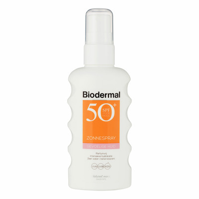 Biodermal Gevoelige huid zonnespray spf 50+
