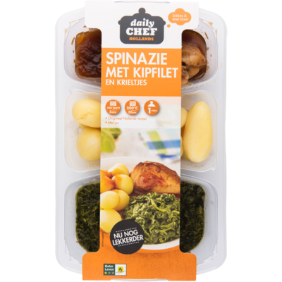 Huismerk Spinazie kipfilet minikriel