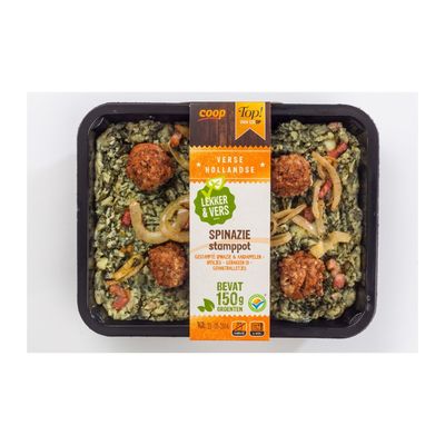 Top! Van Coop Spinazie Stamppot