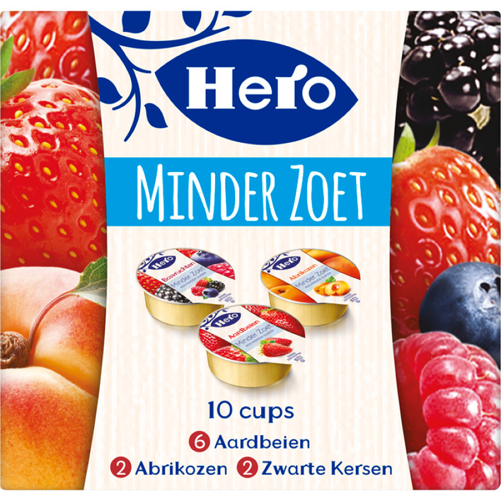 Hero Jam minder zoet assorti