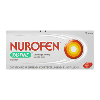 Nurofen Fastine Liquid Caps 200 mg Ibuprofen