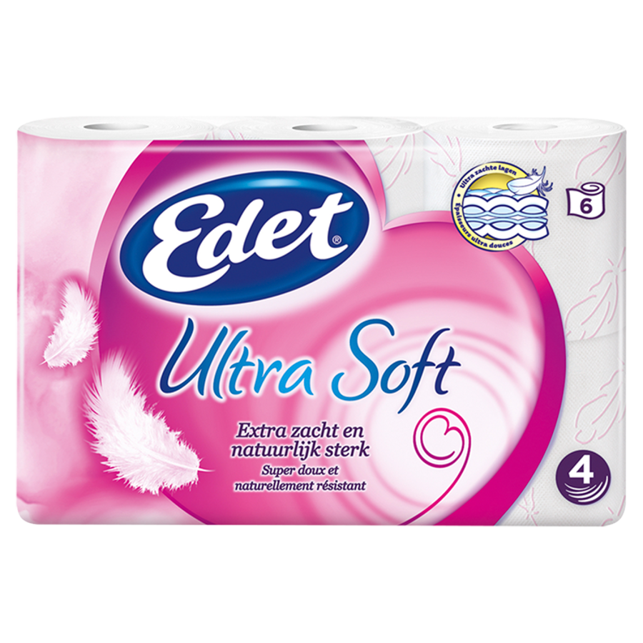 Edet toiletpapier ultra soft 4 laags