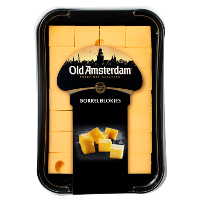 Old Amsterdam Borrelblokjes Kaas 48+ 150 g