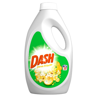Dash Met Frisse Geur Van Citrus Vloeibaar Wasmiddel 1,3l 20 Wasbeurten