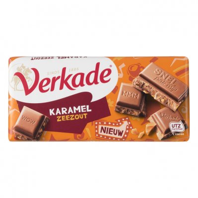 Verkade Krokante karamel zeezout chocolade