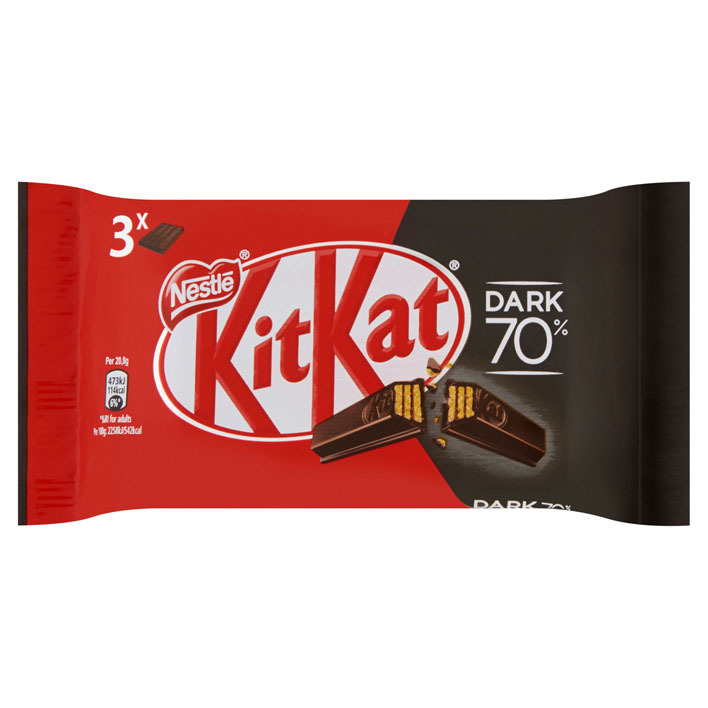 Kitkat 4 finger dark 3-pack