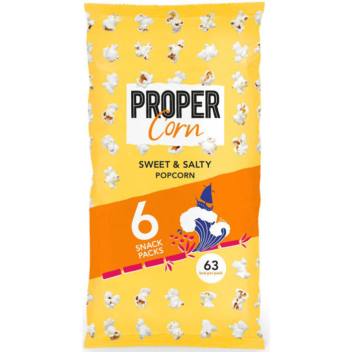 Propercorn Sweet & salty 6-packs