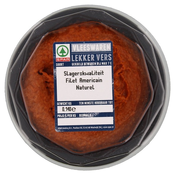 Huismerk filet americain slagers