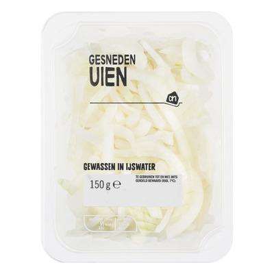 Huismerk Uien gesneden
