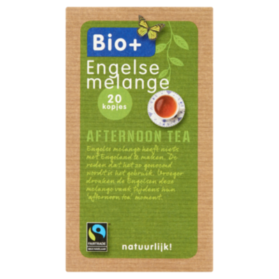 Bio+ Engelse melange Fairtrade