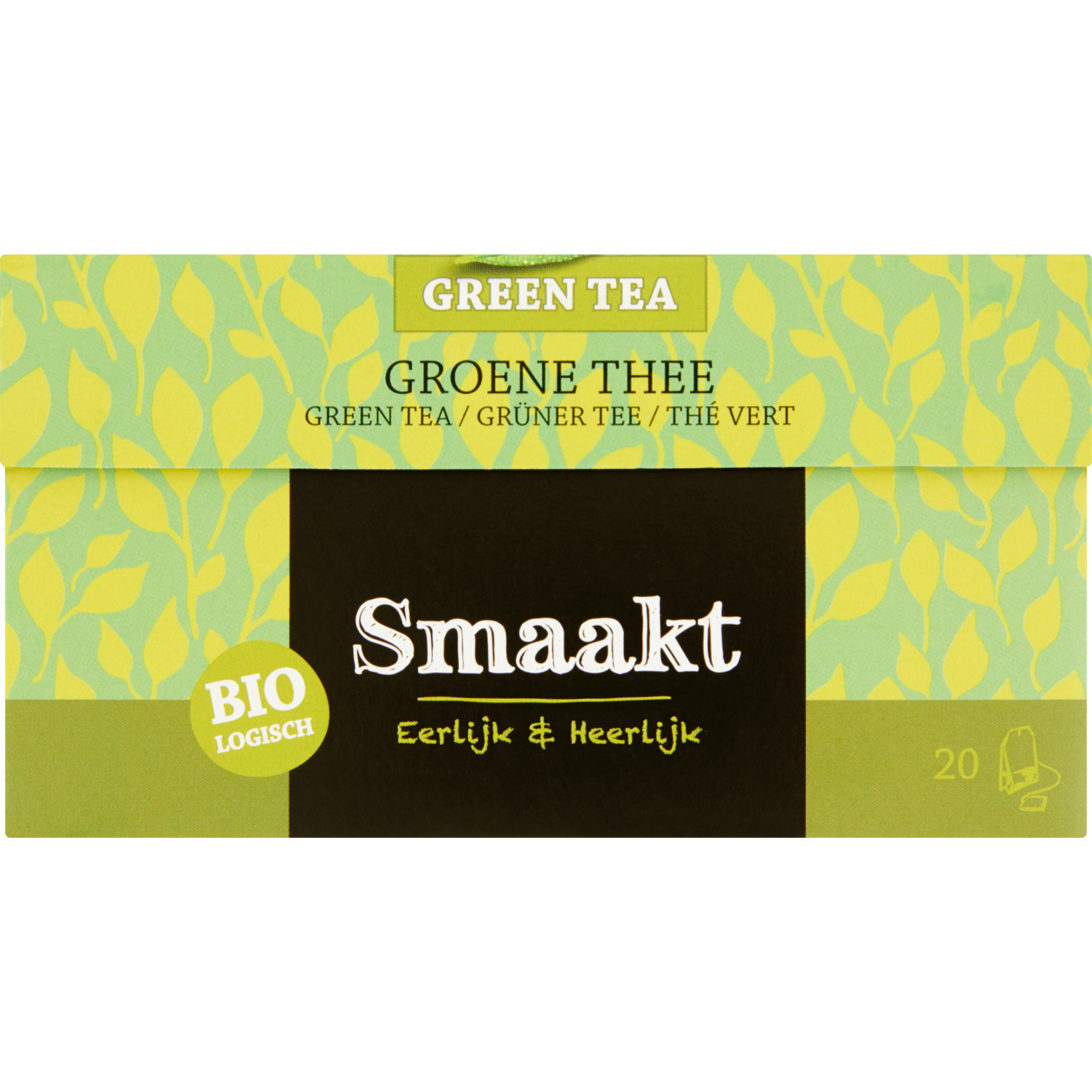 Smaakt Groene thee biologisch 20 zakjes