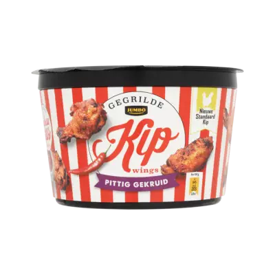 Huismerk Nieuwe Standaard Kip Gegrilde Kippenvleugels Pittig Gekruid