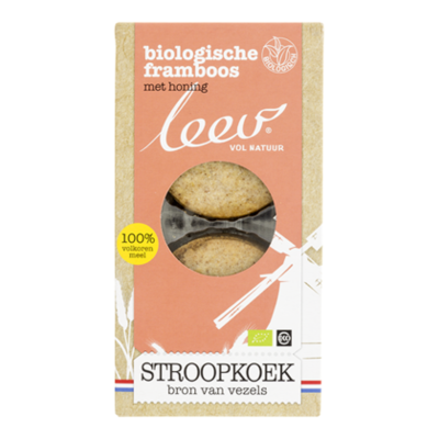 Leev Bio Spelt stroopkoeken framboos