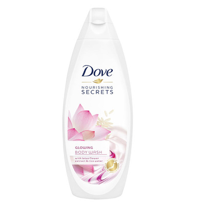 Dove Douchegel glowing