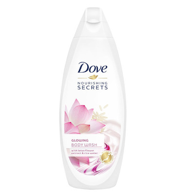 Dove Douchegel glowing