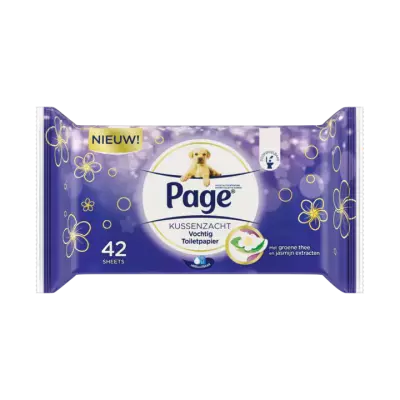 Page Vochtig Toiletpapier Kussenzacht