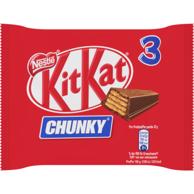 Nestlé Kitkat chunky 3 stuks
