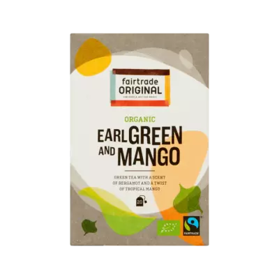 Fairtrade Original Organic Earl Green and Mango 20 Zakjes