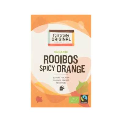 Fairtrade Original Organic Rooibos Spicy Orange 20 Zakjes