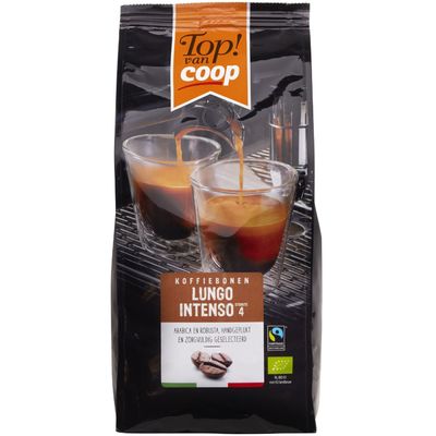 Top! Van Coop Lungo Intenso Koffiebonen