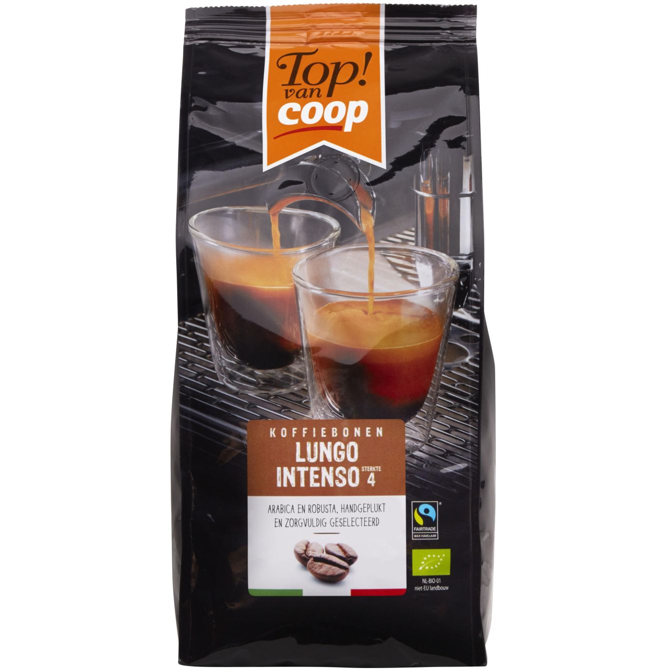 Top! Van Coop Lungo Intenso Koffiebonen