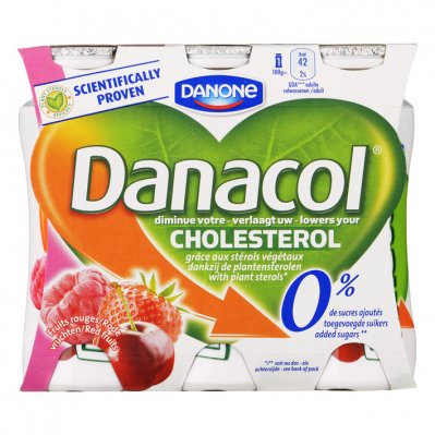 Danone Danacol rode vruchten