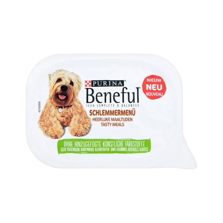 Beneful Heerlijke Maaltijden met Smakelijk Rund, Aardappelen en Erwten