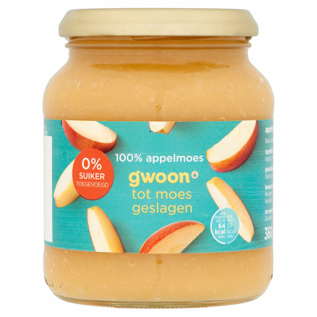 G'woon Appelmoes 0% Toegevoegd Suiker