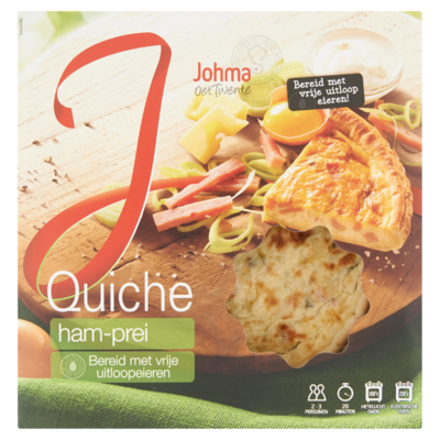 Johma Quiche Ham-Prei 400 g