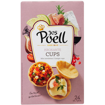 Jos Poell Krokante cupjes naturel