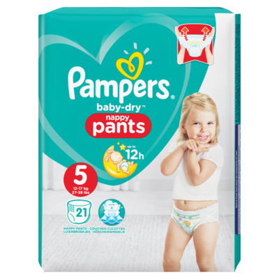 Pampers Baby dry pants junior maat 5