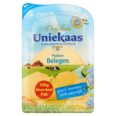 Uniekaas Plakken Belegen Voordeel Pak 350 g
