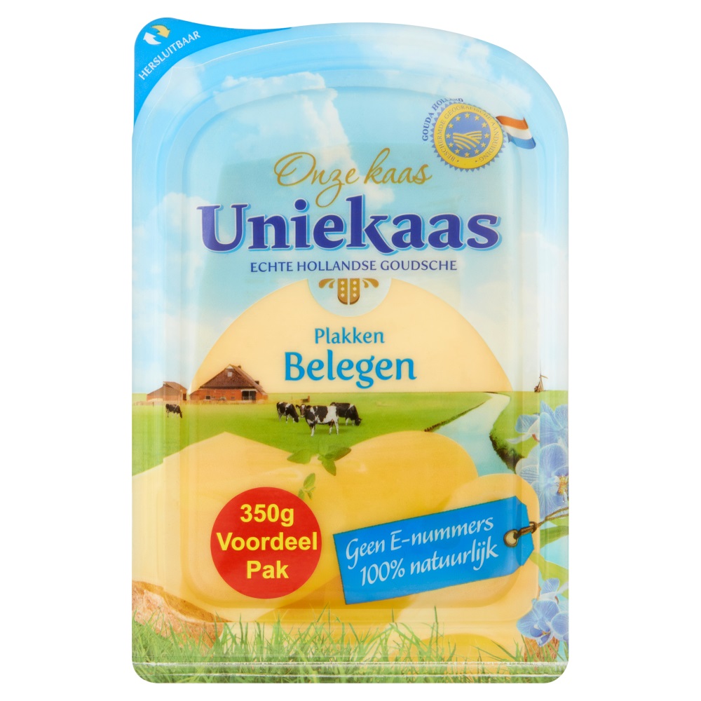 Uniekaas Plakken Belegen Voordeel Pak 350 g