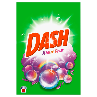 Dash Waspoeder Kleur Fris 1,17 KG 18 Wasbeurten