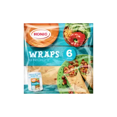 Honig Mexicaanse Wraps Groot 6 Stuks