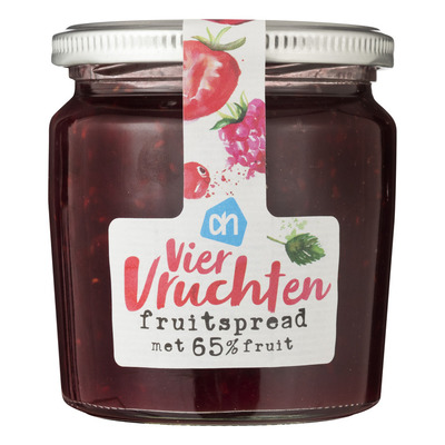 Huismerk 4 vruchten fruitspread