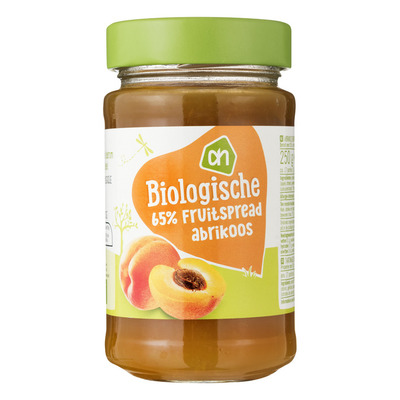 Huismerk Biologisch Abrikoos fruitspread