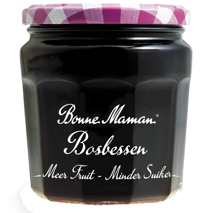 Bonne Maman Meer fruit minder suiker bosbessen jam