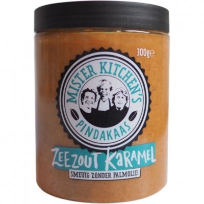 Mister Kitchen's Pindakaas zeezout karamel palmolievrij