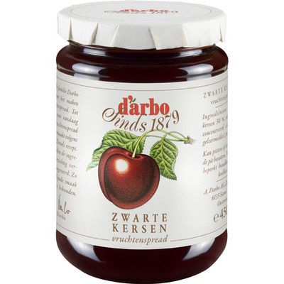 D'arbo Zwarte kersen confiture