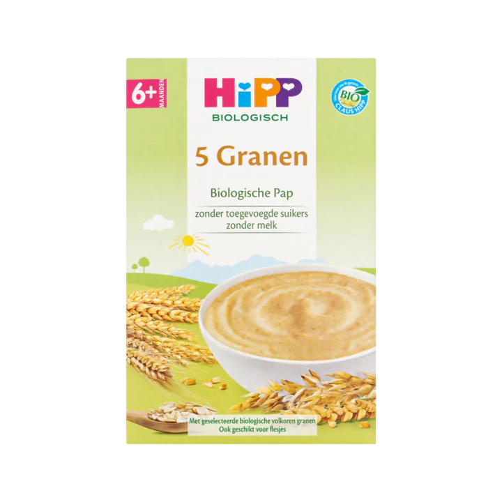 HiPP Biologisch 5 Granen Biologische Pap 6+ Maanden