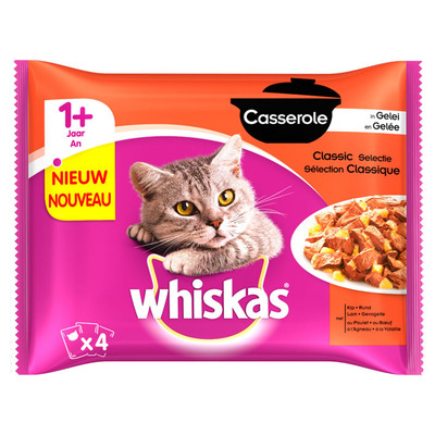 Whiskas Casserol selection in gelei