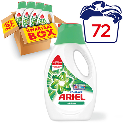 Ariel Original vloeibaar kwartaalbox 72 wasbeurten