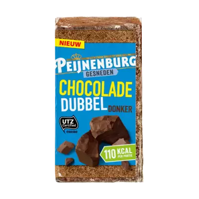 Peijnenburg Gesneden chocolade dubbel donker