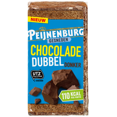 Peijnenburg Gesneden chocolade dubbel donker
