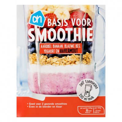 Huismerk Smoothiemix aardbei-banaan
