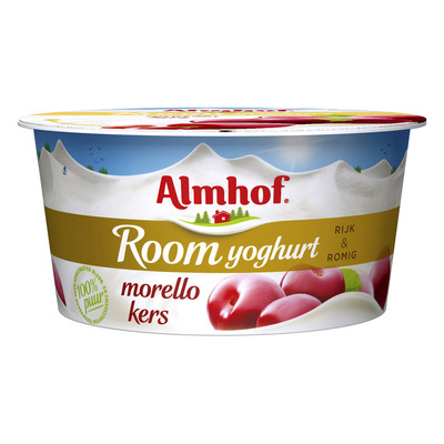 Almhof Roomyoghurt morello kers